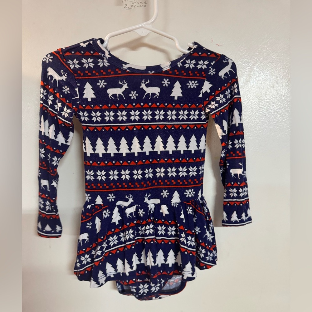 Little Bum Bums Christmas Twirl Dress